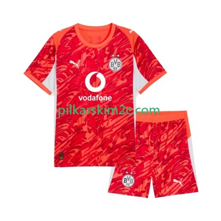 Koszulka Borussia Dortmund Bramkarskie Dziecięca Precz 2025/26 Koszulki Piłkarskie